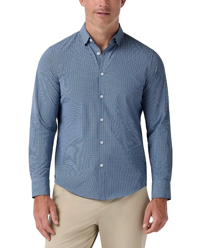 Leeward No Tuck Long Sleeve Dress Trim Fit Shirt by Mizzen+main