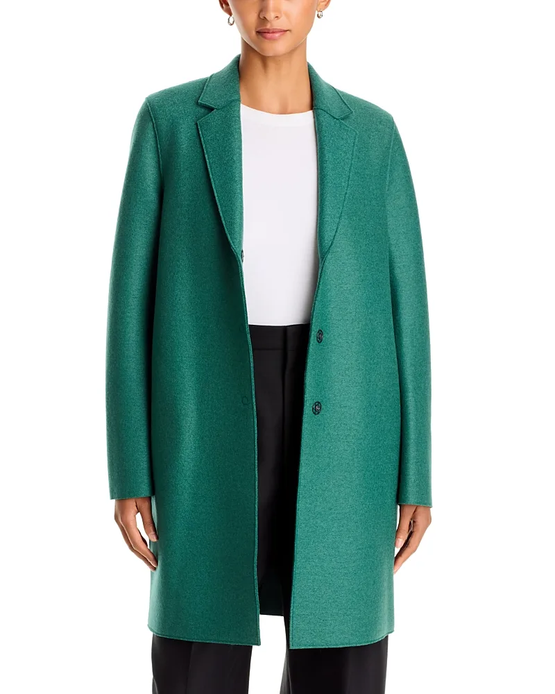 Wool Cocoon Coat by Harris Wharf London