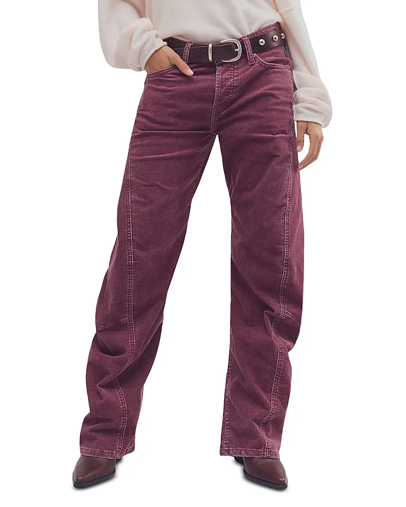 High Rise Fable Washed Corduroy Jeans