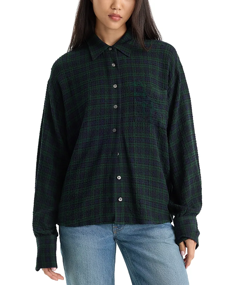 The Crinkle Easy Shirt by GOOD AMERICAN