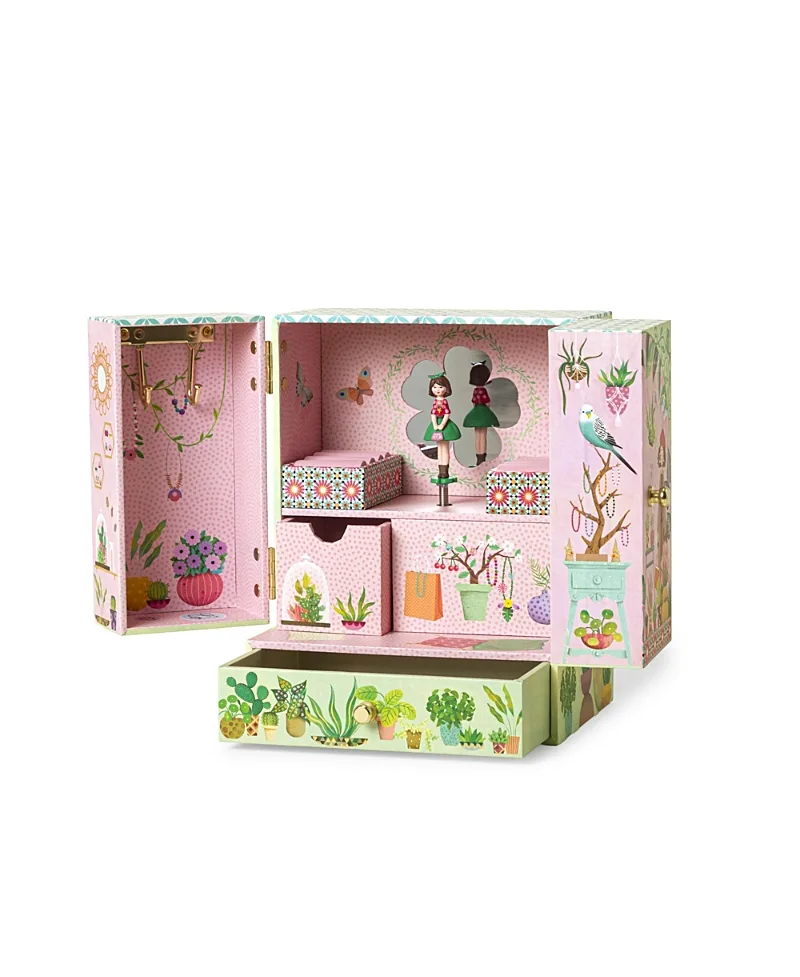 Gorgeous Greenhouse Musical Treasure Box by Djeco-Us - Ages 6+ by Uncommon Goods