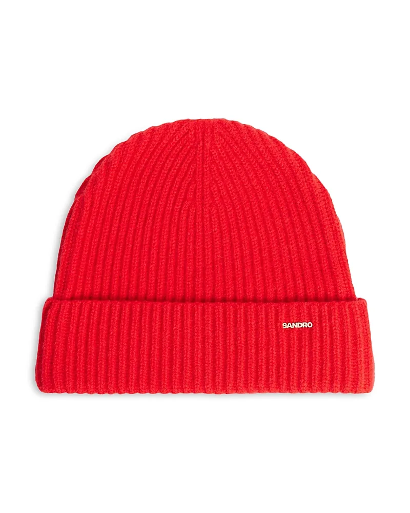 Ribbed Wool & Cashmere Beanie