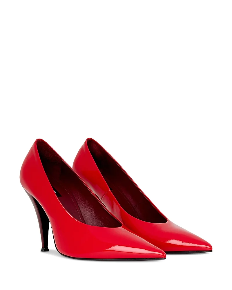 Leather Pointed Toe Pumps by GIVENCHY