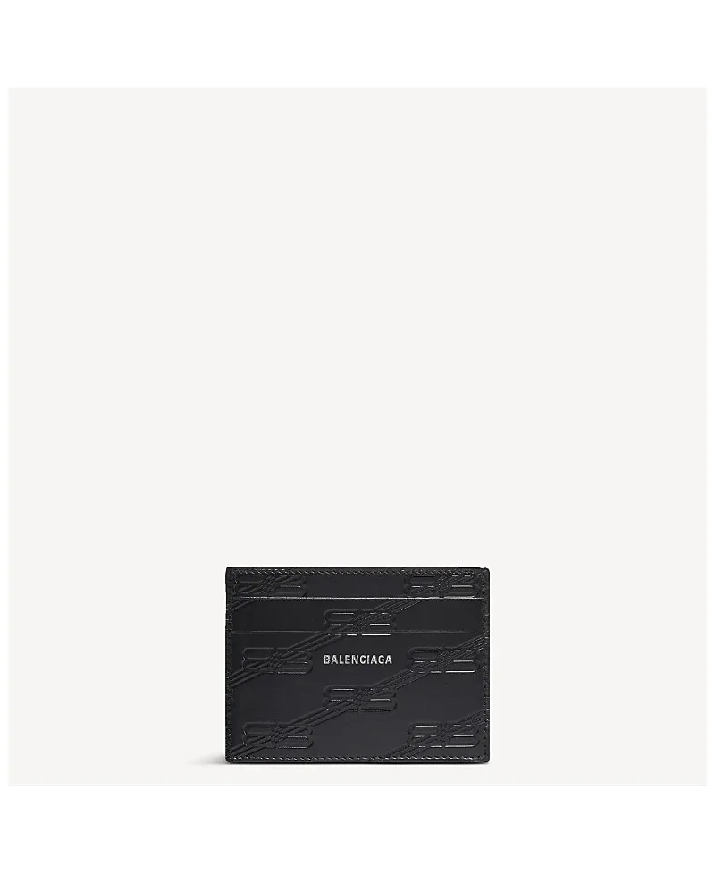 Embossed Monogram Card Case Box by Balenciaga