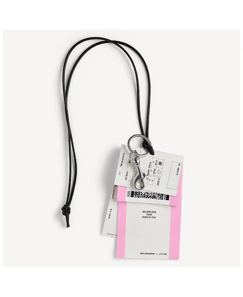 Charm/Keychain Train Ticket by Balenciaga
