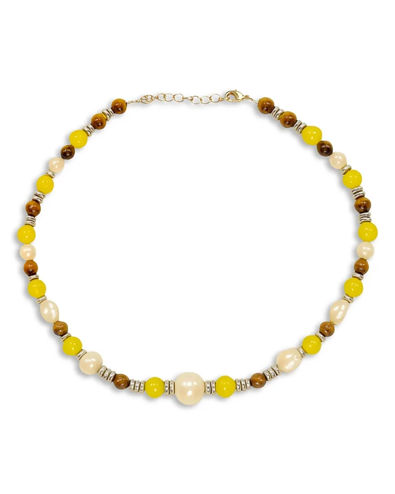 New Cosmos Beaded Necklace, 13.9-15