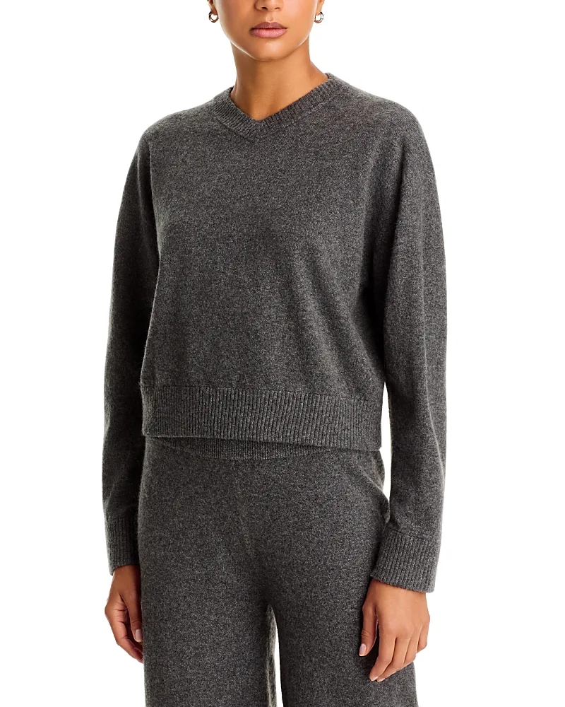 High V Neck Sweater by AQUA