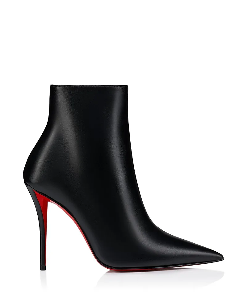 Miss Z Booty Zipped Booties by Christian Louboutin