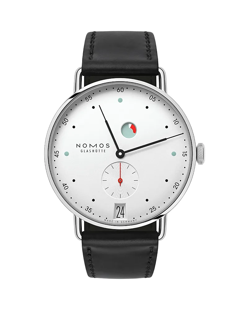 Metro Date Power Reserve Watch, 37mm by Nomos