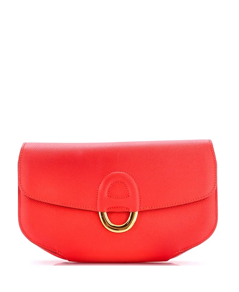 Pre-Owned Cherche Midi Clutch Epsom by Hermes