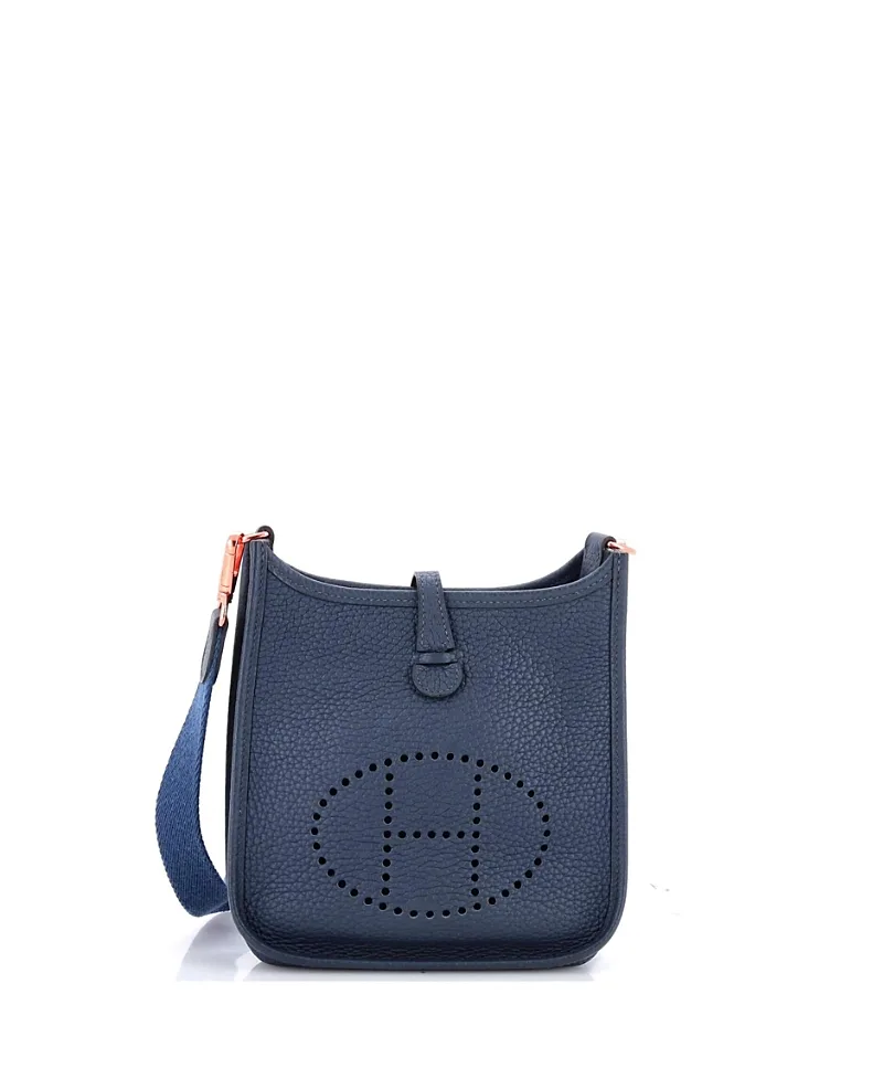 Pre-Owned Hermes Tpm Evelyne Bag Gen Iii Clemence