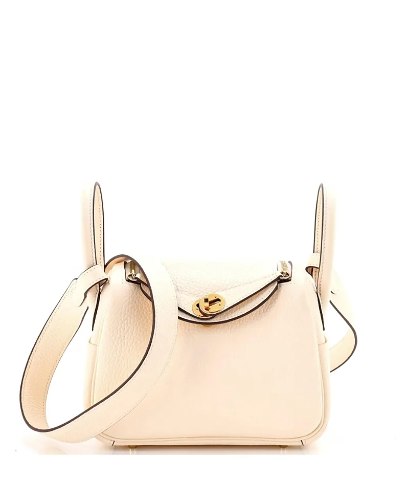 Pre-Owned Mini Lindy Bag Clemence by Hermes