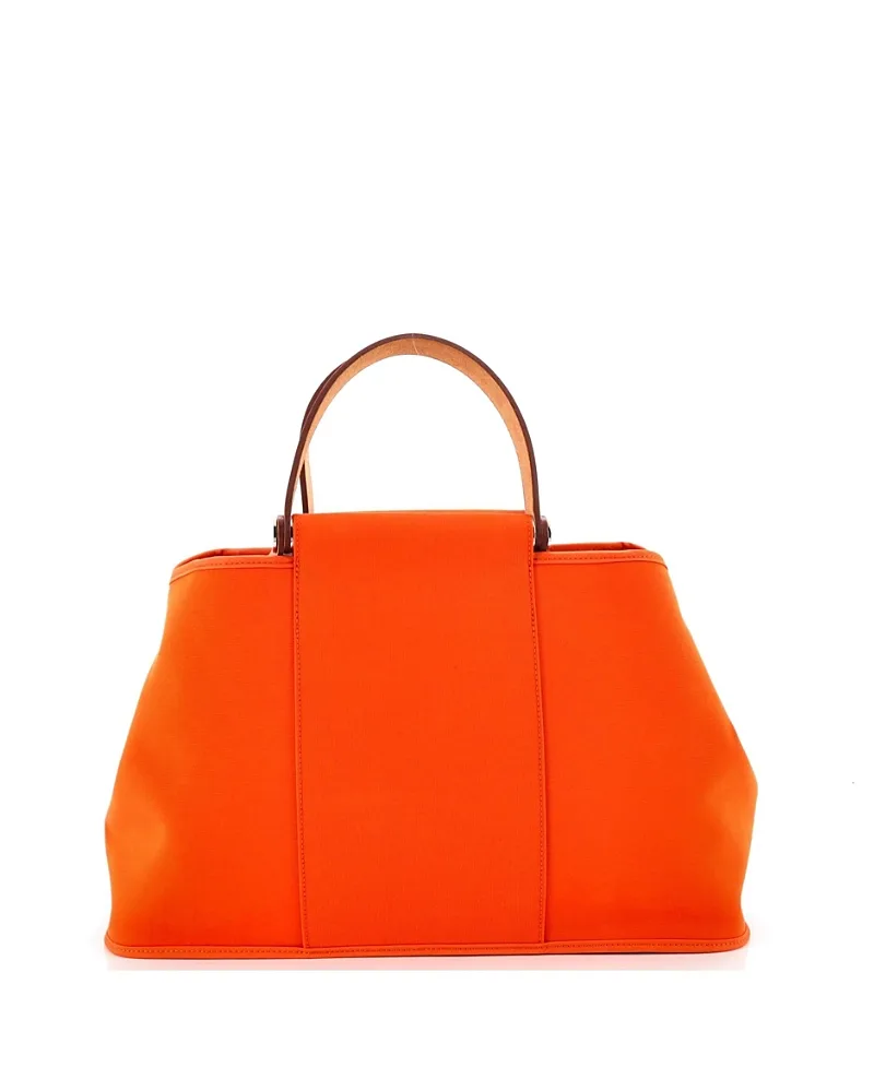 Pre-Owned 39 Cabag Elan Toile and Leather
