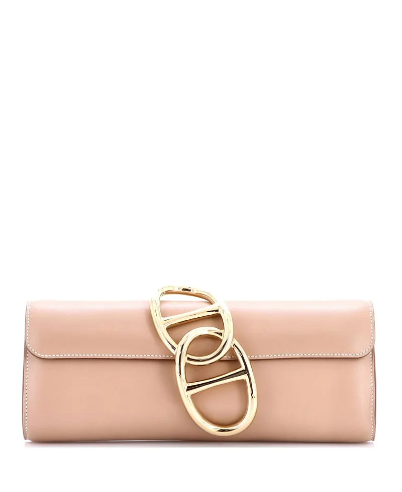 Pre-Owned Hermes Egee Clutch Tadelakt by Hermes