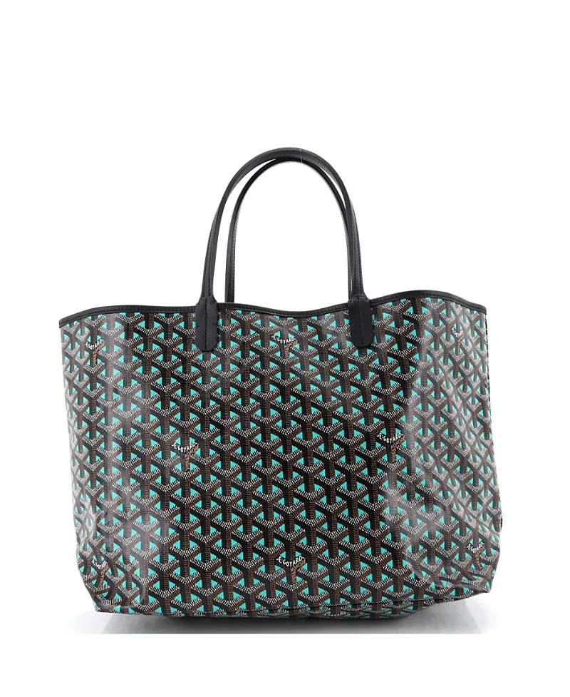 Pre-Owned Pm Saint Louis Tote Claire Voie Coated Canvas by Pre-owned Goyard