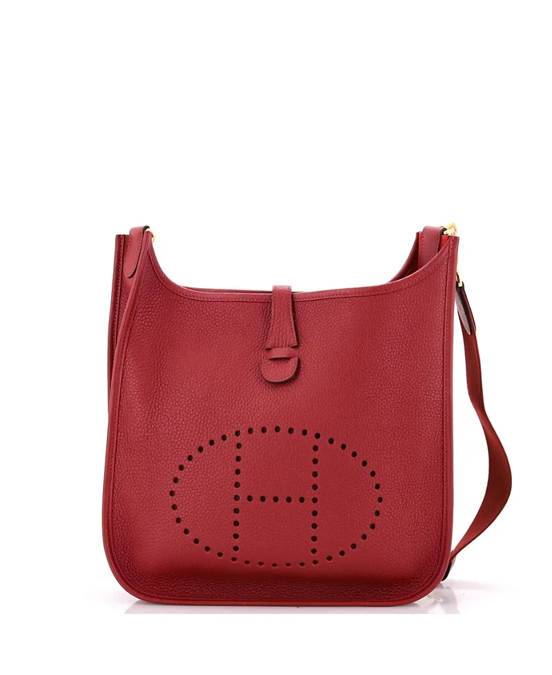Pre-Owned Hermes Pm Evelyne Bag Gen Iii Clemence