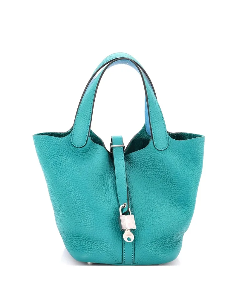 Pre-Owned Pm Eclat Picotin Lock Bag Clemence by Hermes