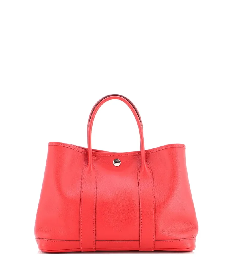 Pre-Owned 30 Garden Party Tote Leather