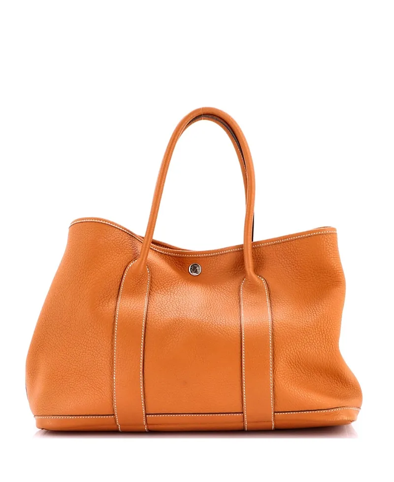 Pre-Owned Hermes 36 Garden Party Tote Leather