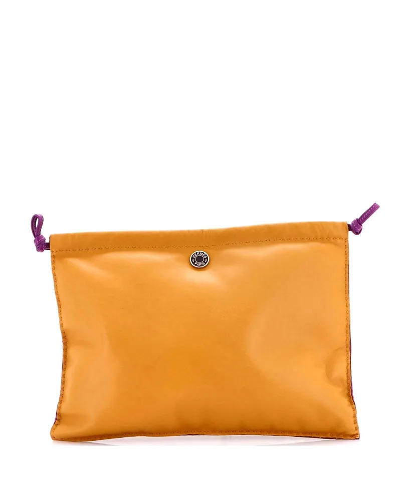 Pre-Owned Pilo Pouch Milo Lambskin and Swift by Hermes