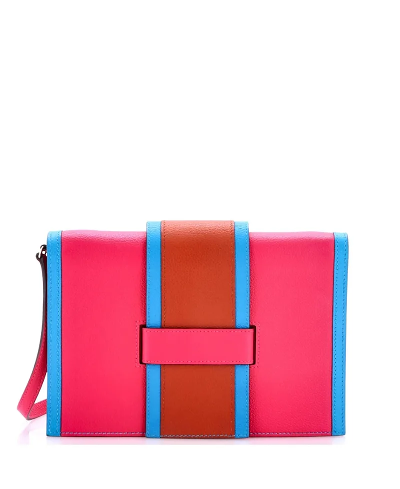 Pre-Owned H Passant Clutch Shoulder Bag Evercolor