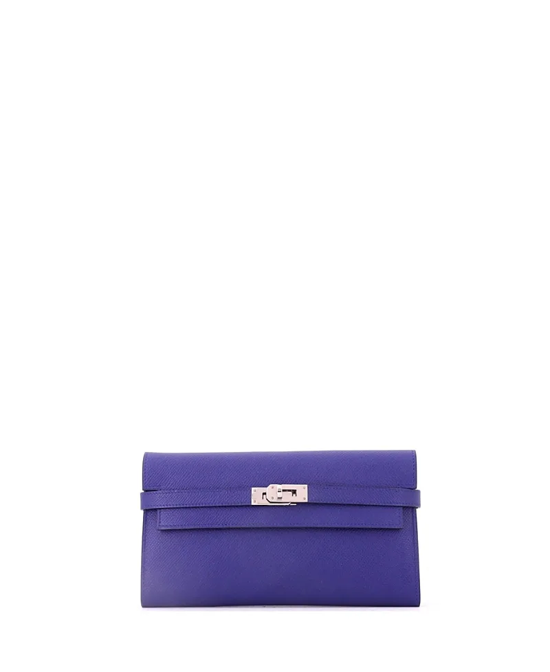 Pre-Owned Long Kelly Wallet Epsom