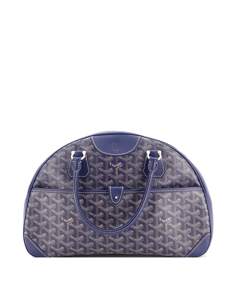 Pre-Owned mm Saint Jeanne Bag Coated Canvas by Pre-owned Goyard
