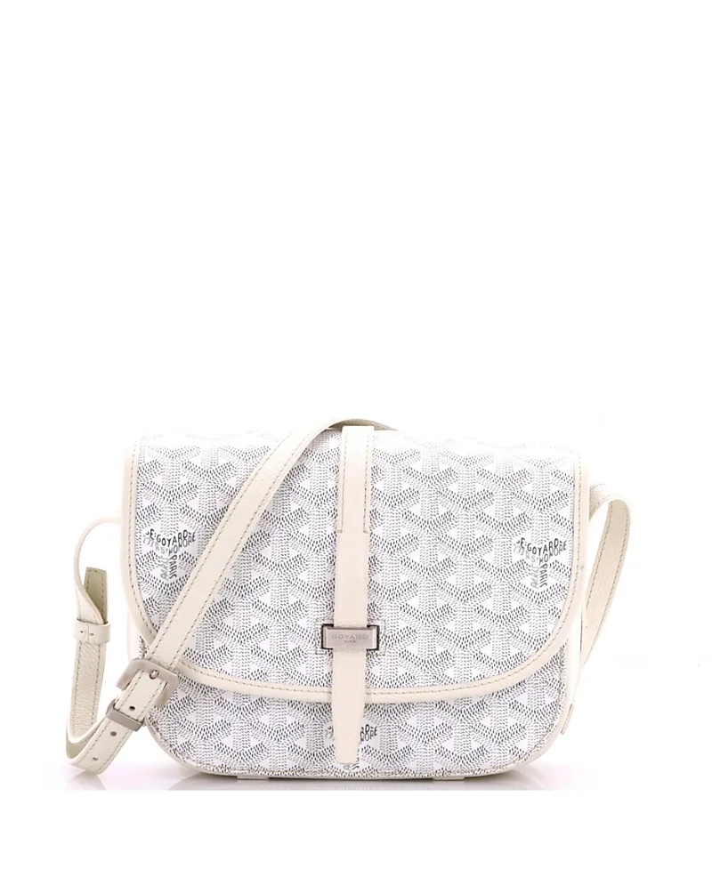 Pre-Owned Goyard Pm Belvedere Ii Messenger Bag Coated Canvas