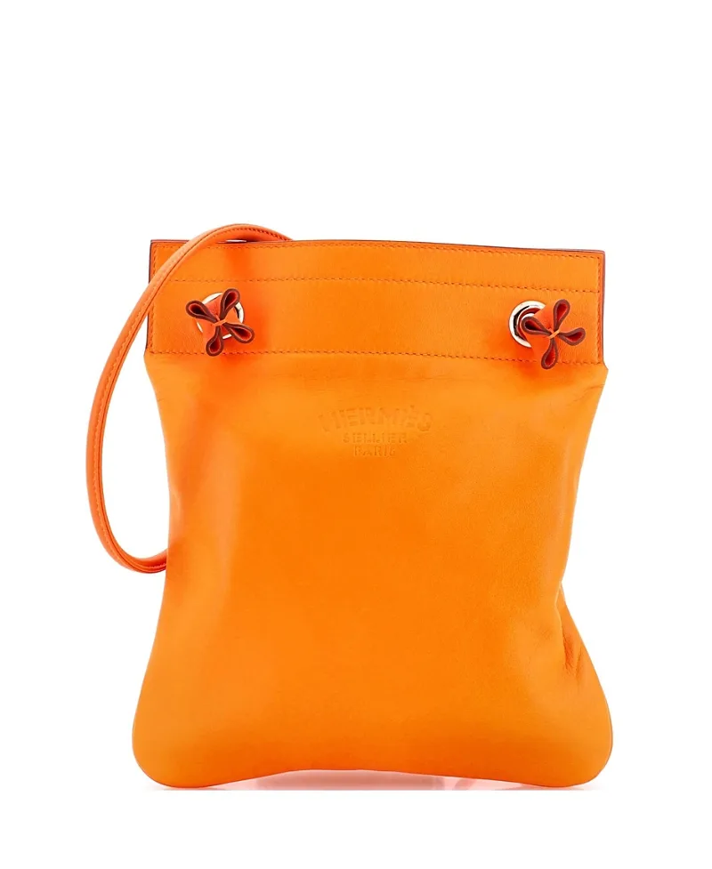 Pre-Owned Mini Aline Bag Milo Lambskin and Swift by Hermes