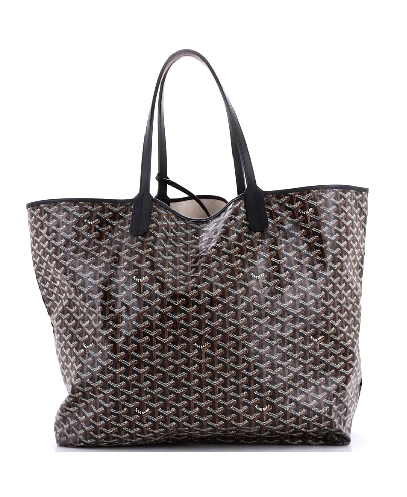 Pre-Owned Goyard Xxl Saint Louis Tote Coated Canvas by Pre-owned Goyard