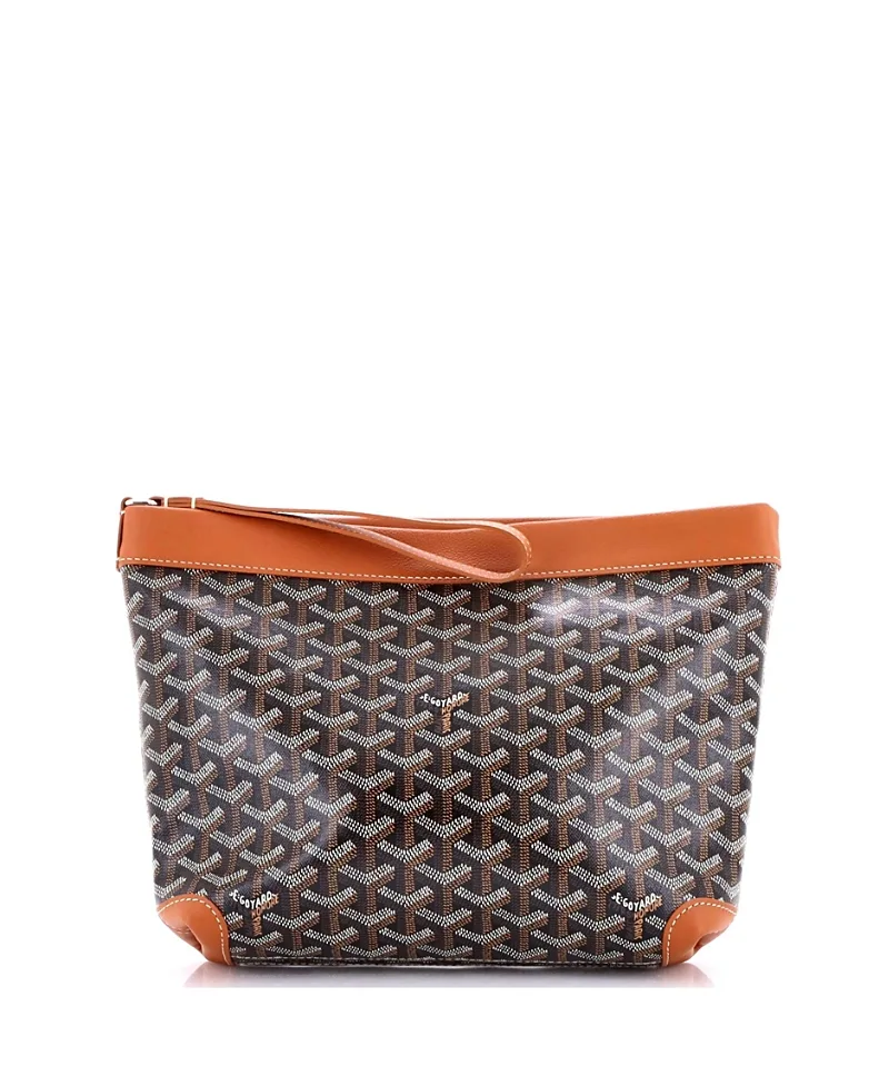 Pre-Owned Goyard Goyardine Conti Pouch Coated Canvas