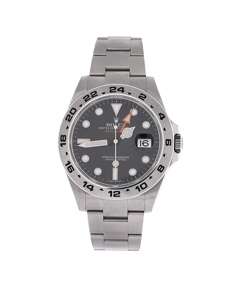 Pre-Owned Rolex Oyster Perpetual Explorer Ii Automatic Watch in Stainless Steel 42mm by Pre-owned Rolex