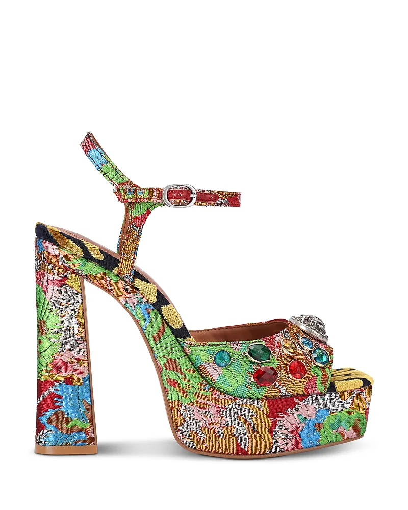 Chelsea Platform Peep Toe Sandals by Kurt Geiger