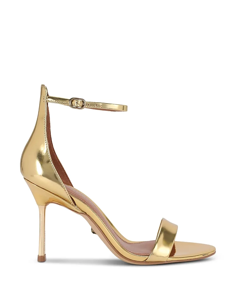 Bank Metallic Leather Sandals by Kurt Geiger