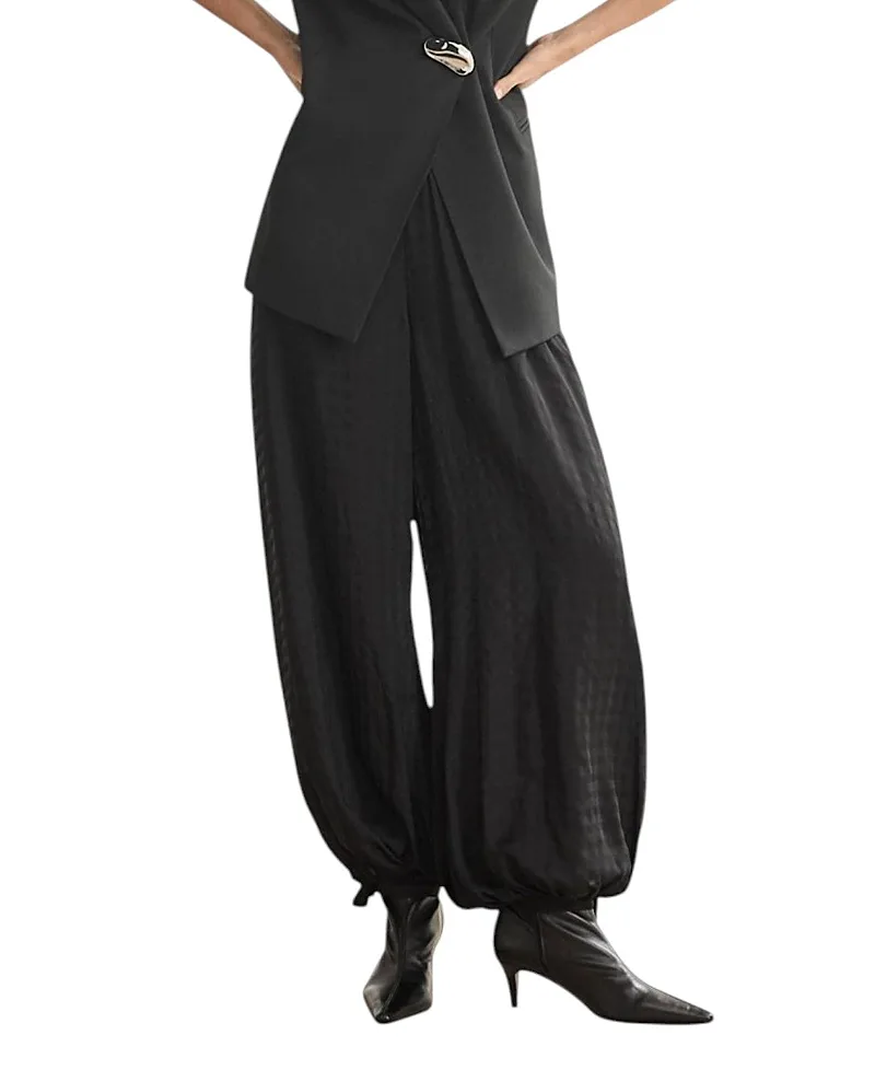 Checked Soft Balloon Trousers by Mint Velvet