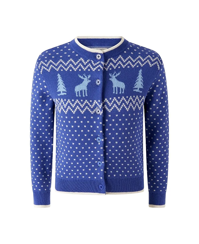 Chalet Intarsia Cardigan by Rachel Riley
