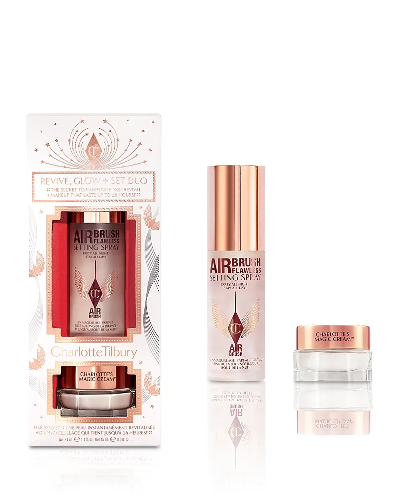 Revive, Glow + Set Duo Skincare Gift Set by Charlotte Tilbury