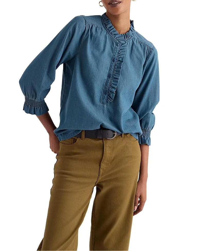 Feather Star Chambray Top by Seasalt Cornwall