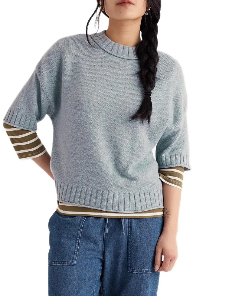 Fistral Knitted Crew Neck Jumper by Seasalt Cornwall