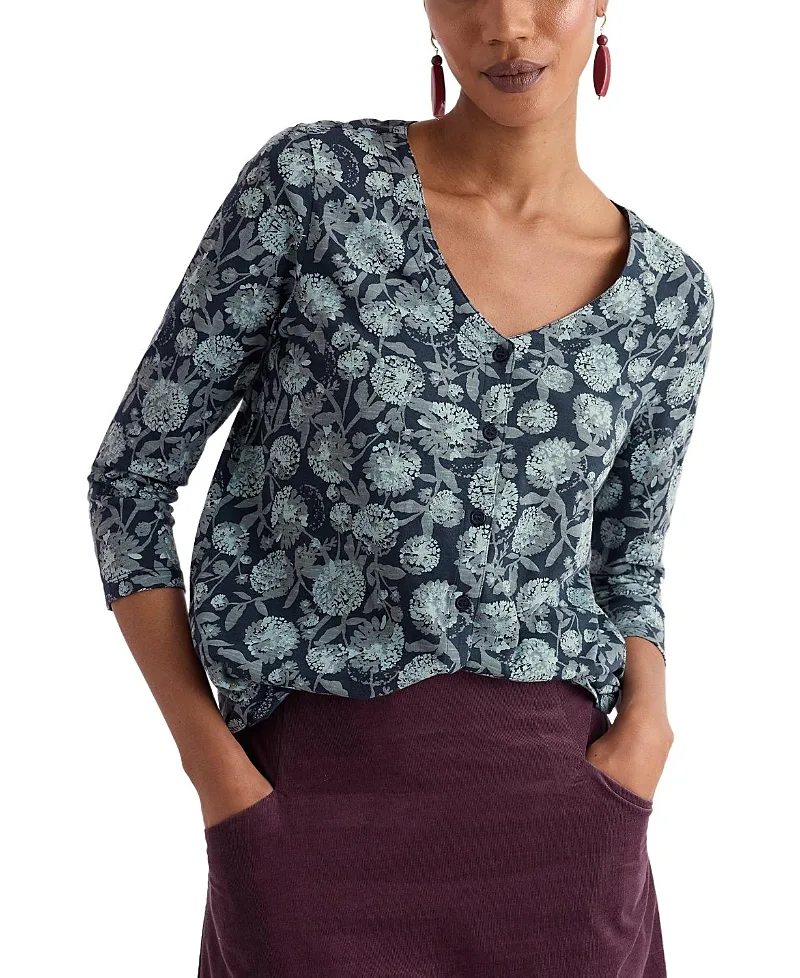 Studio Glass 3/4 Sleeve Top