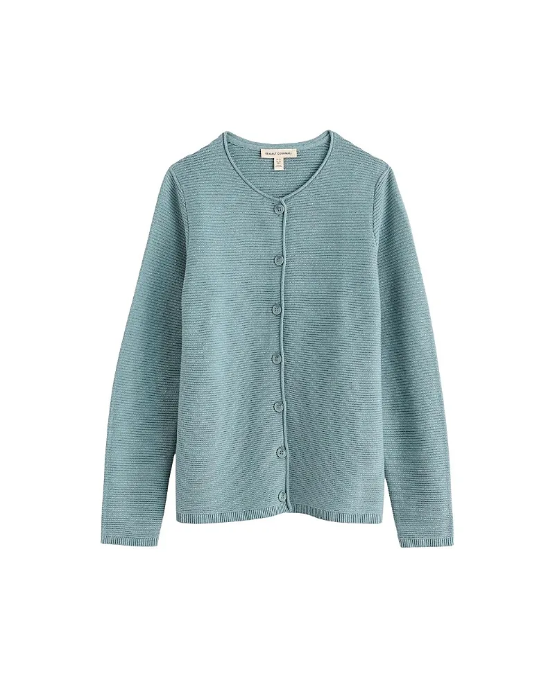 Makers Ribbed Button-Front Cardigan by Seasalt Cornwall