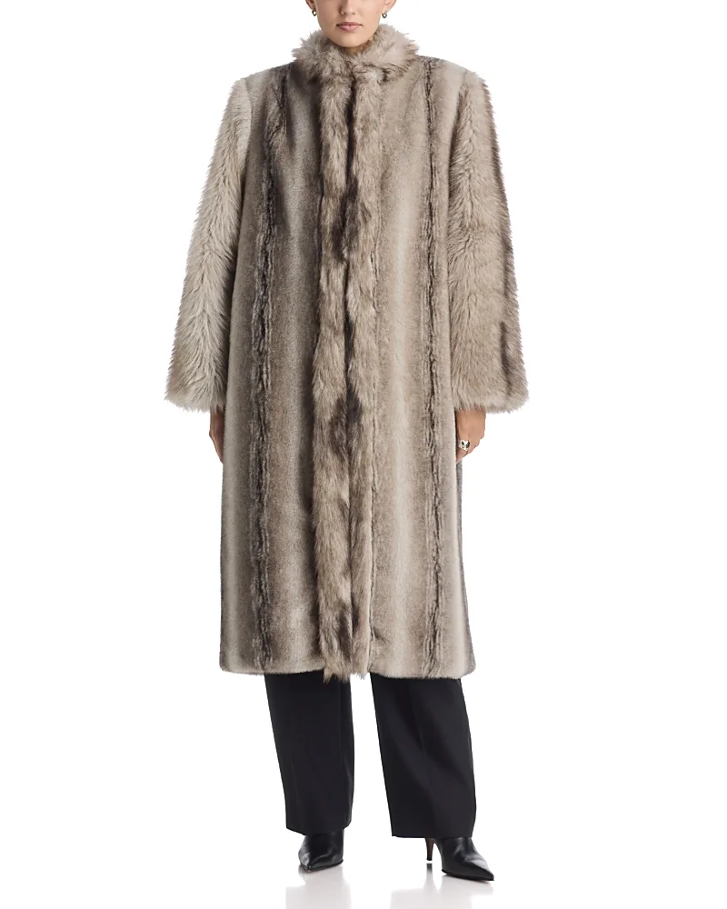 Betty Faux Fur Coat by Ducie