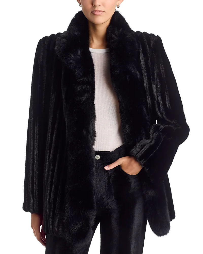Sienna Faux Fur Jacket by Ducie