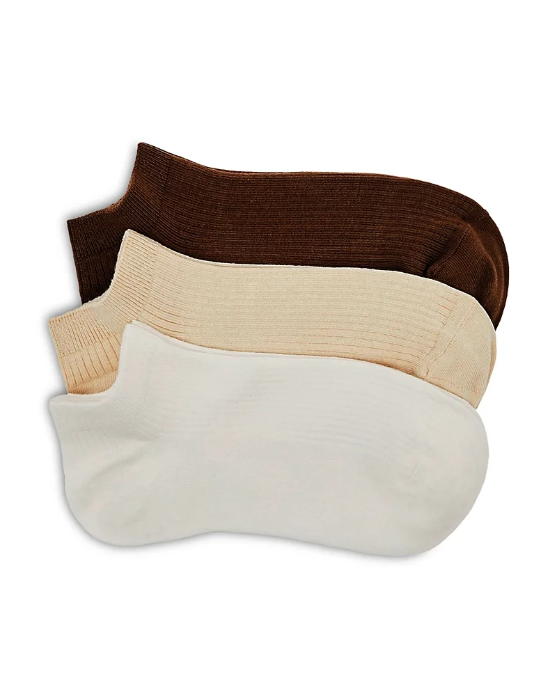 Callie Trainer Cotton Blend Ankle Socks, Set of 3 by Reiss