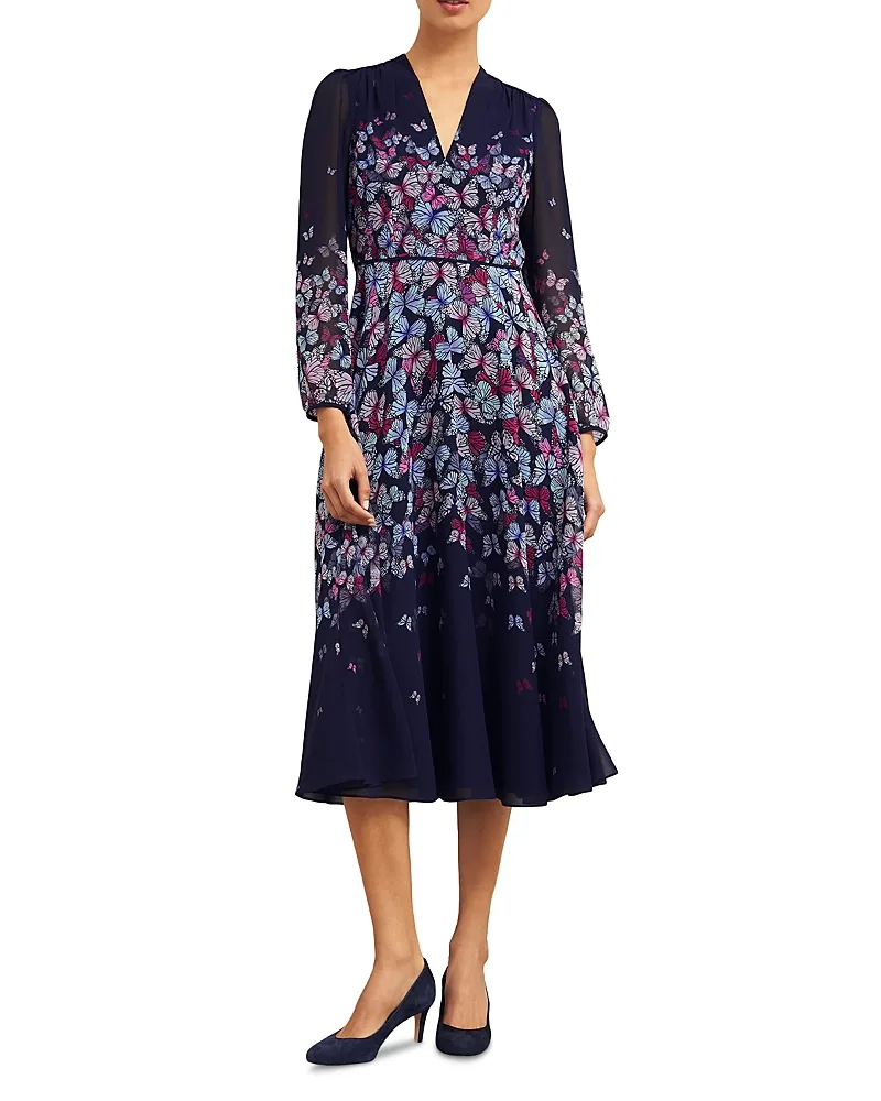 Aurora Midi Dress by Hobbs London