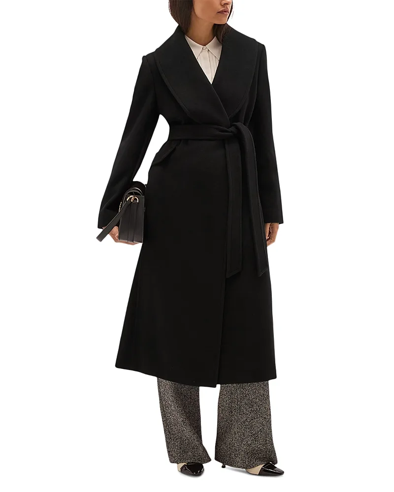 Sara Wool Belted Coat by Hobbs London