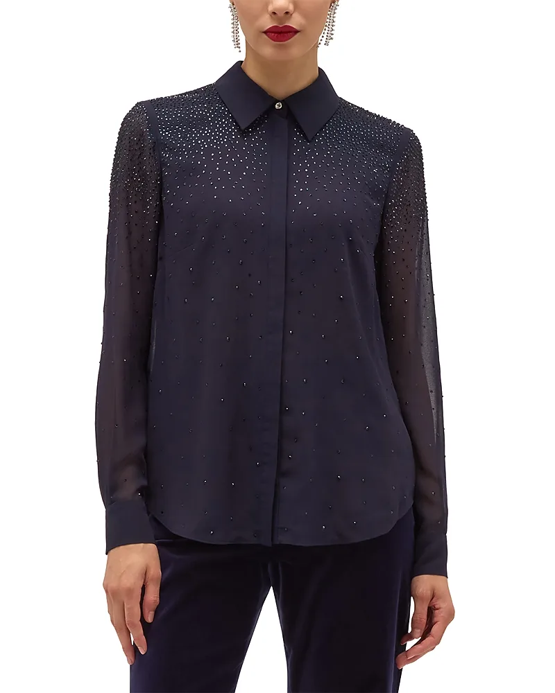 Shona Embellished Shirt by Hobbs London