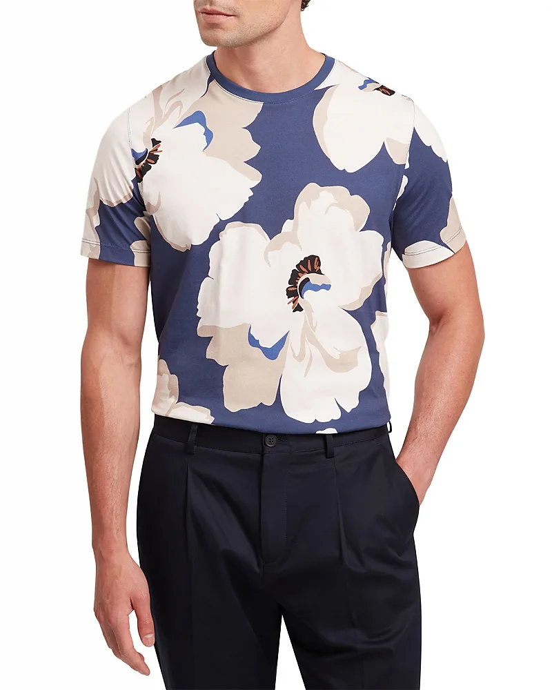 Kathan Bold Floral Print Tee by Ted Baker
