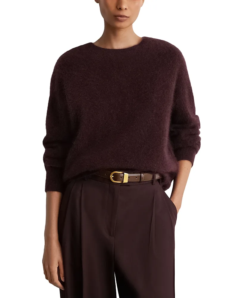 Brushed Cashmere Blend Sweater by Reiss