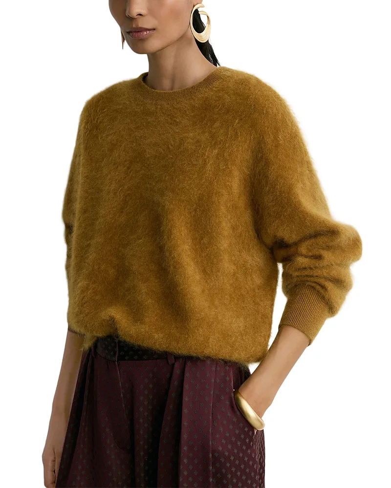 Alina Brushed Cashmere Sweater by Reiss